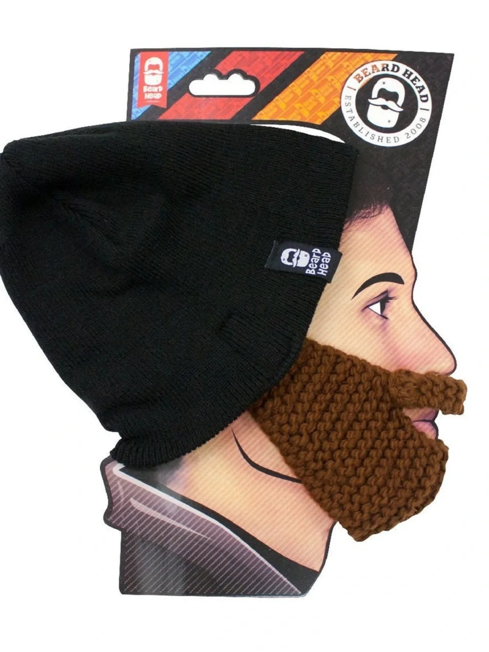 Beard Head Hat Beanie Stubble Populous NIP One Size
